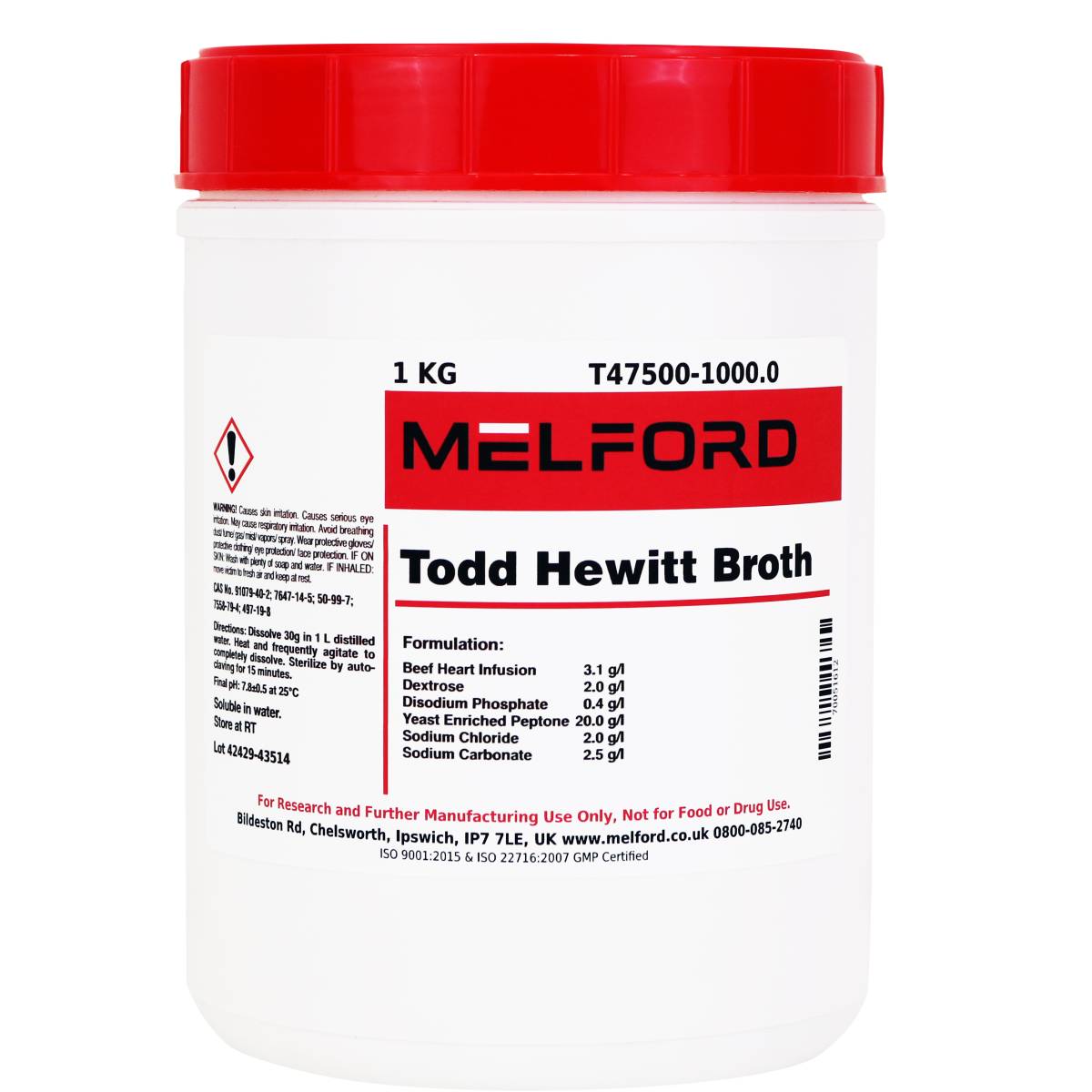 TODD HEWITT BROTH, 1 KILOGRAM