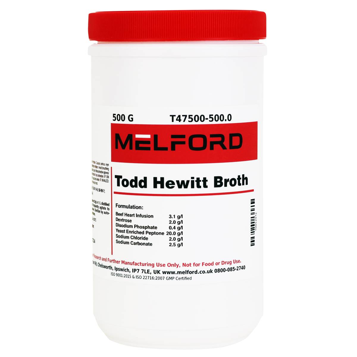 TODD HEWITT BROTH, 500 GRAM