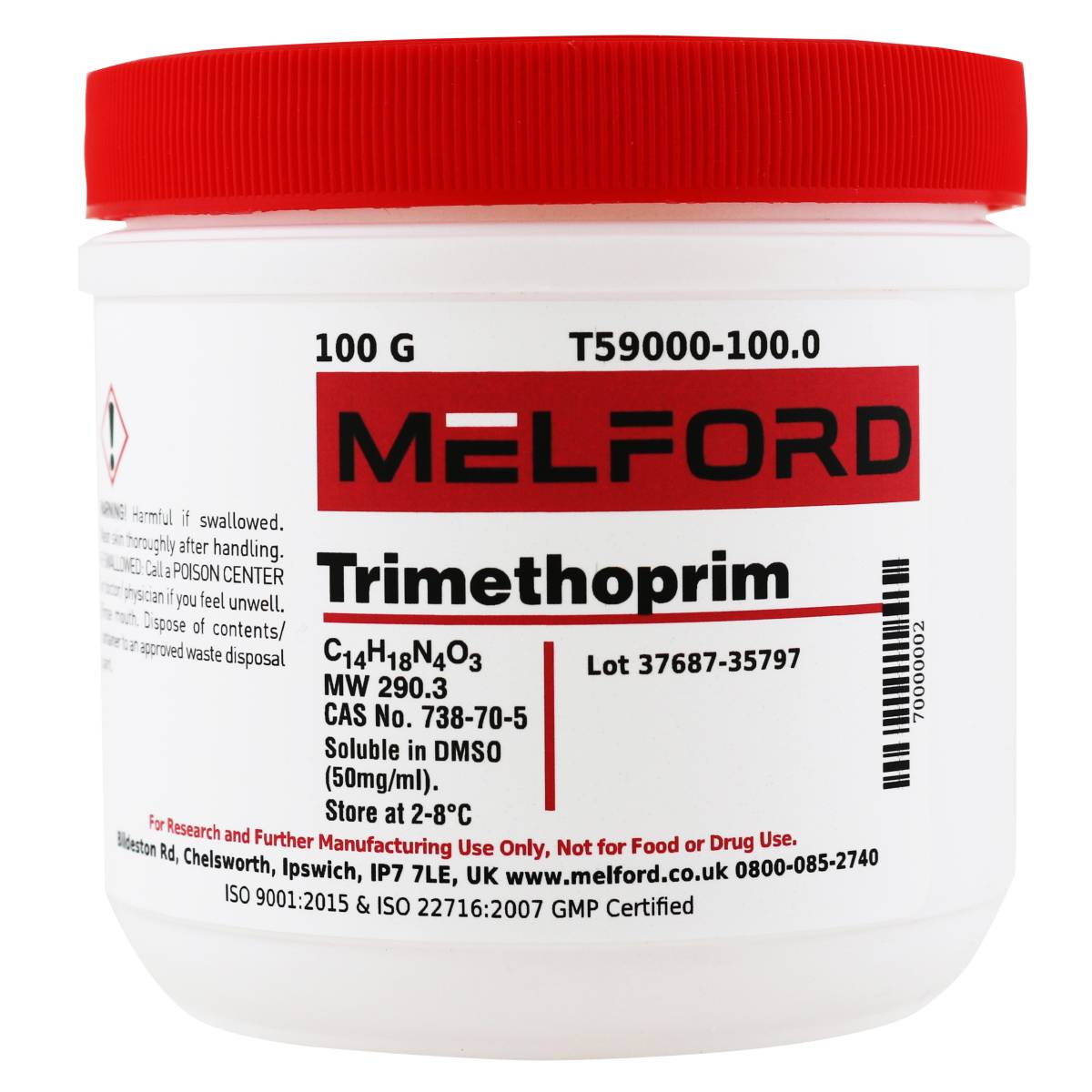 Trimethoprim, 100 Grams