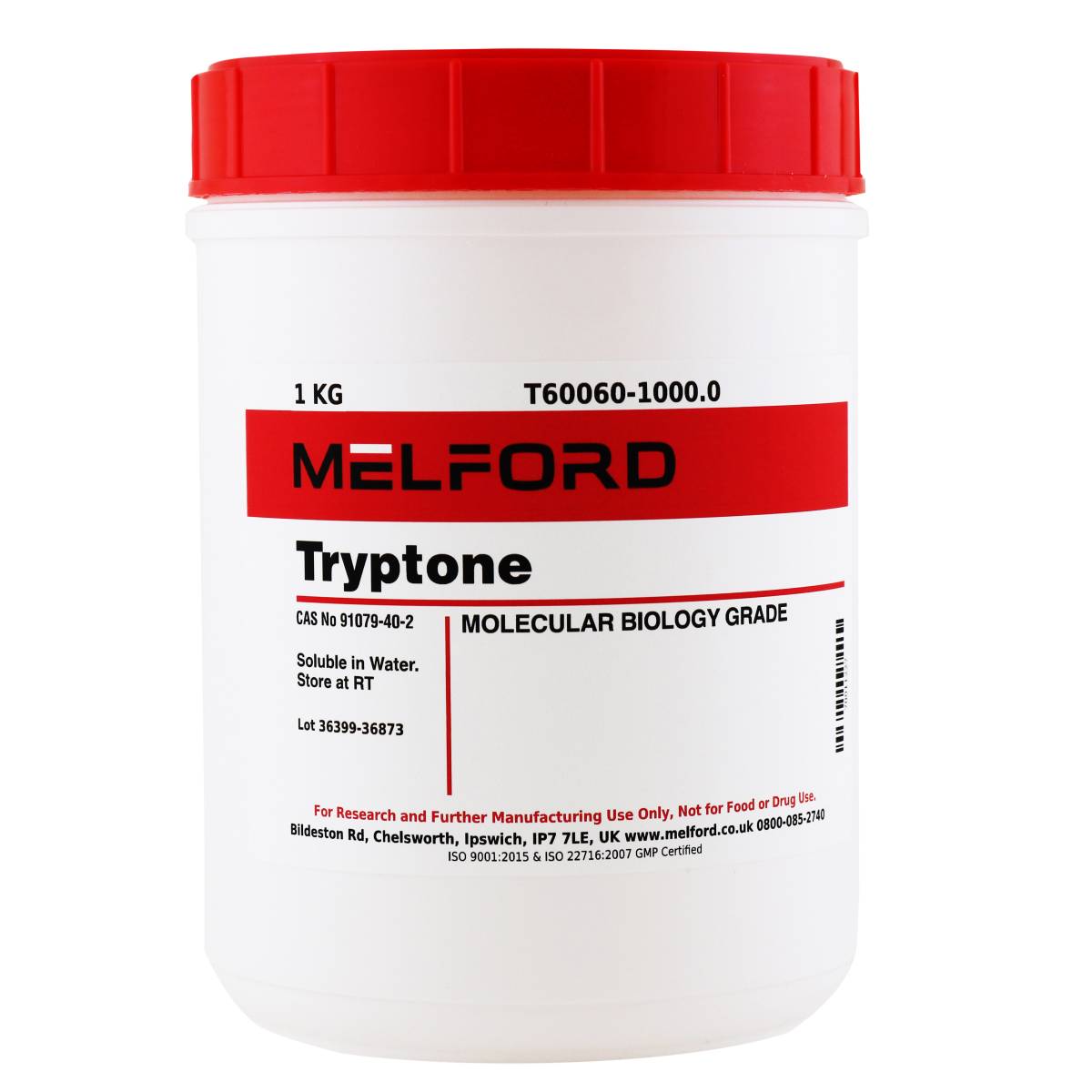 Tryptone, Powder, 1 Kilogram