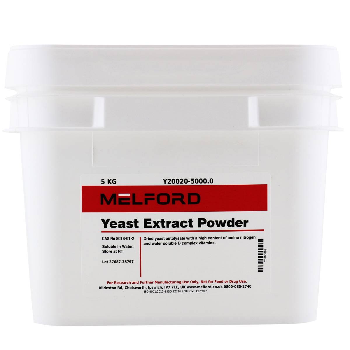 Yeast Extract Powder, 5 Kilograms