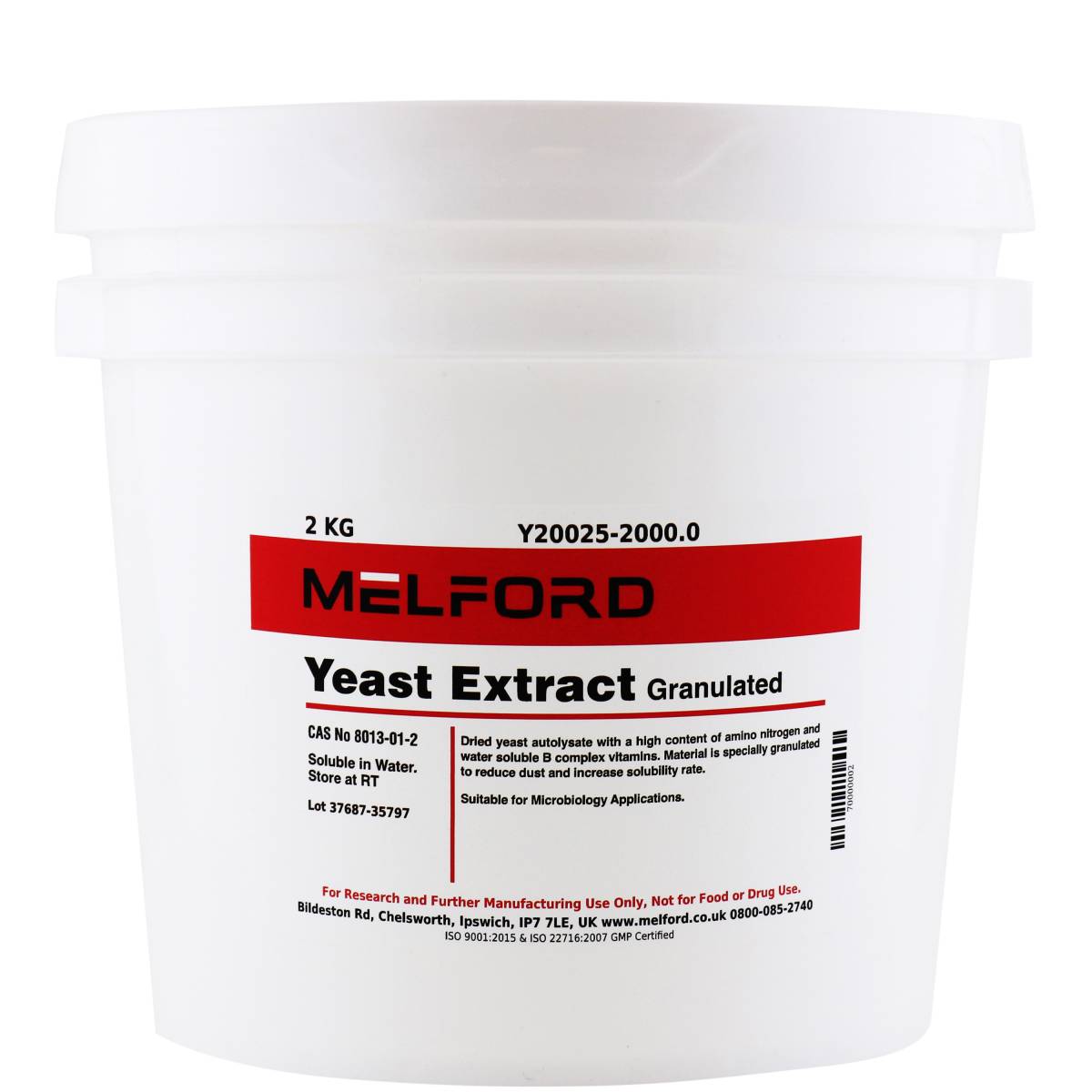 Yeast Extract, Granulated, 2 Kilograms