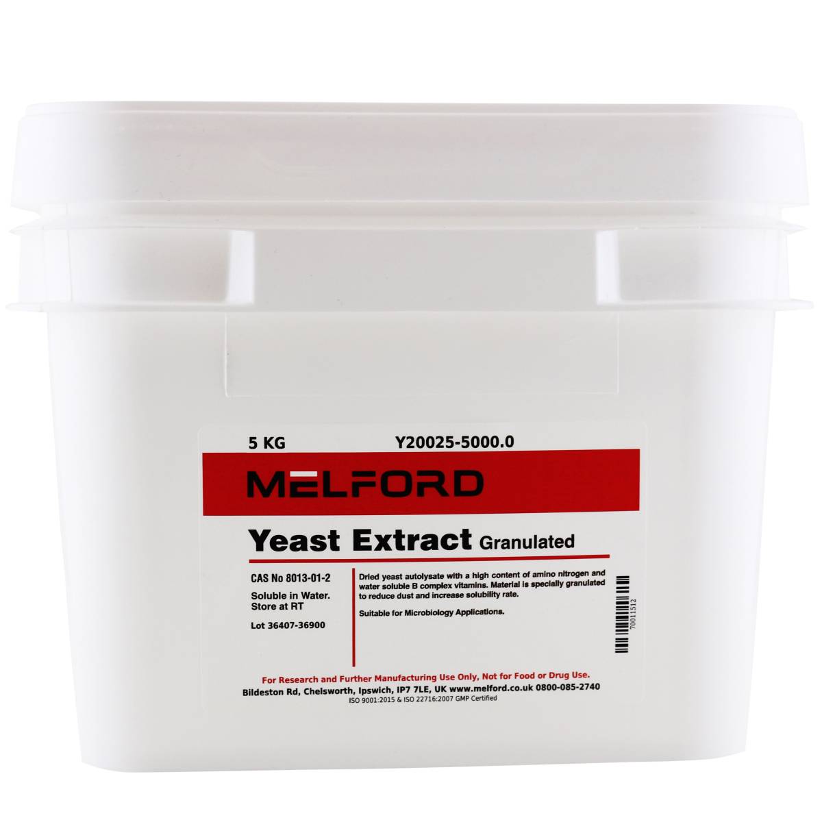 Yeast Extract, Granulated, 5 Kilograms