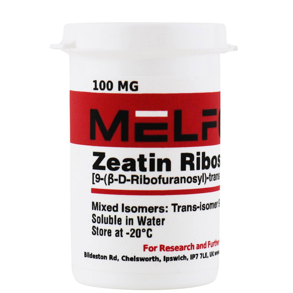 Zeatin Riboside [9-B-D-Ribofuranosyl)-trans-zeatin], 100 Milligrams