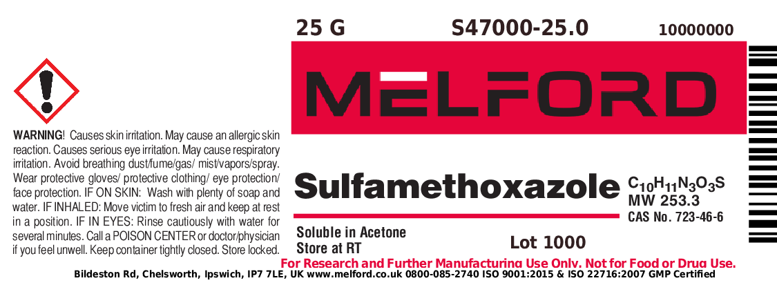 Sulfamethoxazole, 25 Grams