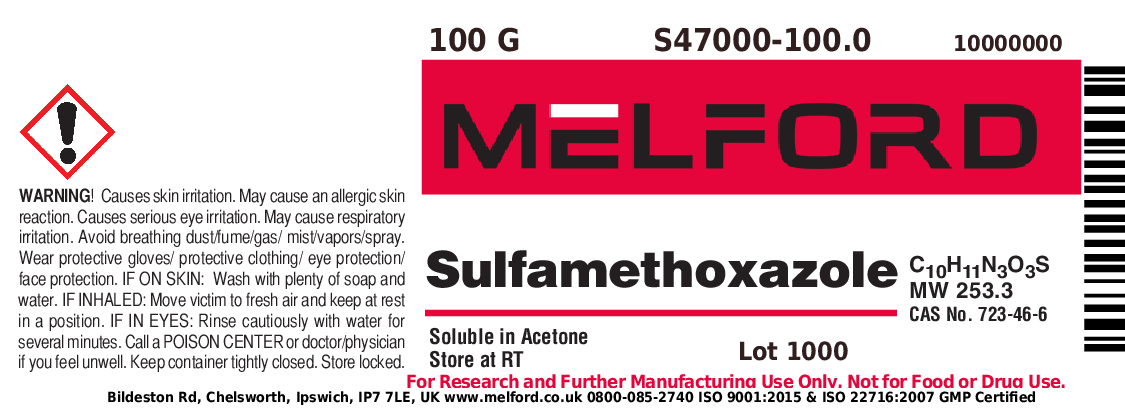 Sulfamethoxazole, 100 Grams